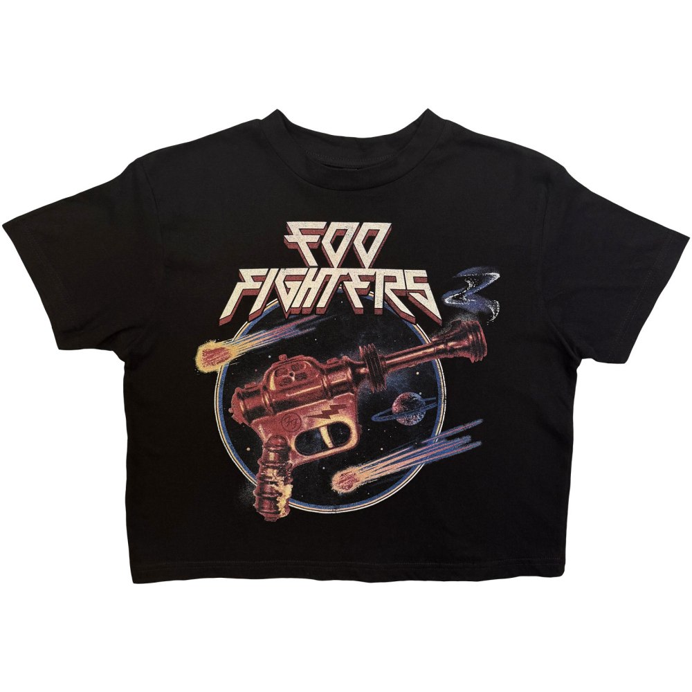 Foo Fighters - Ray Gun Crop top - Schwarz